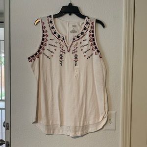 Cream color tank top
